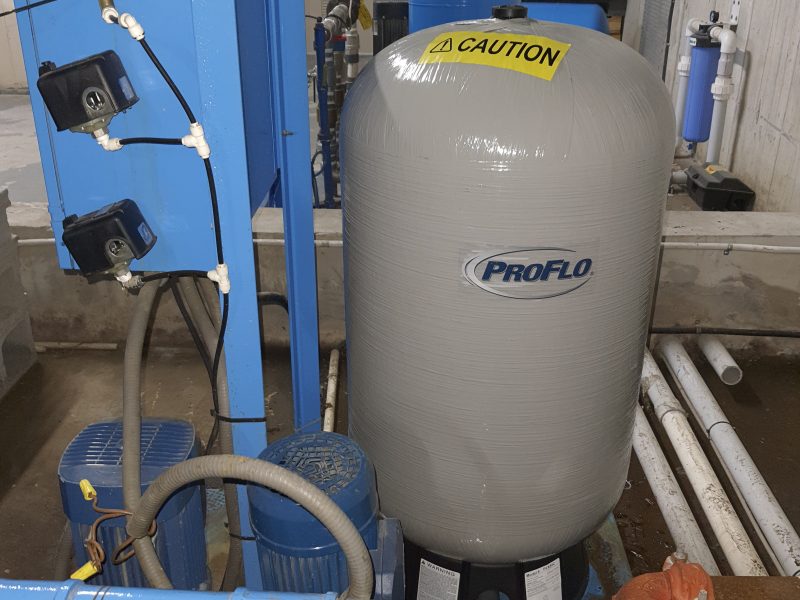 Pressure Tank Installation